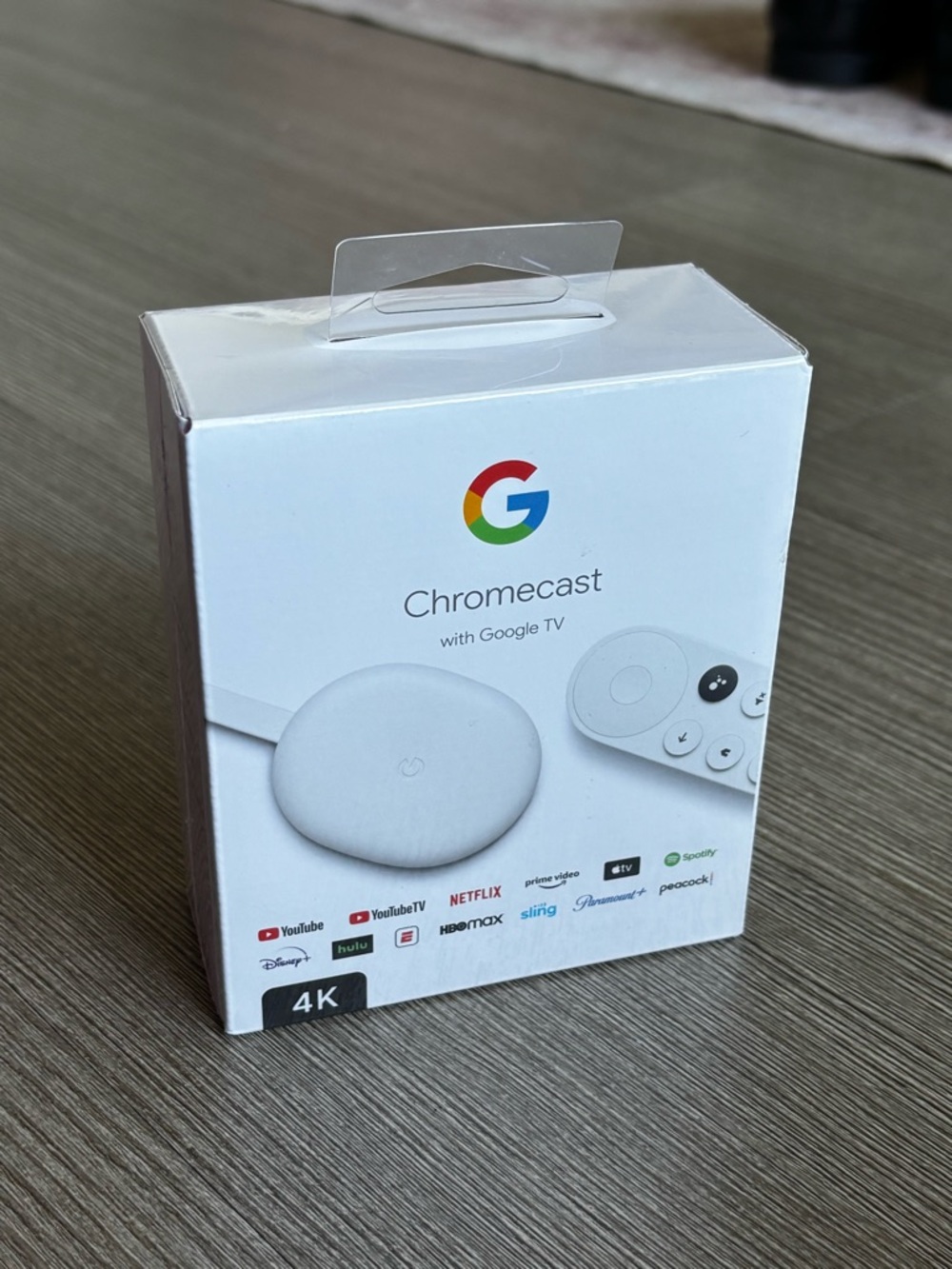Google Chromecast with Google TV 4k - White